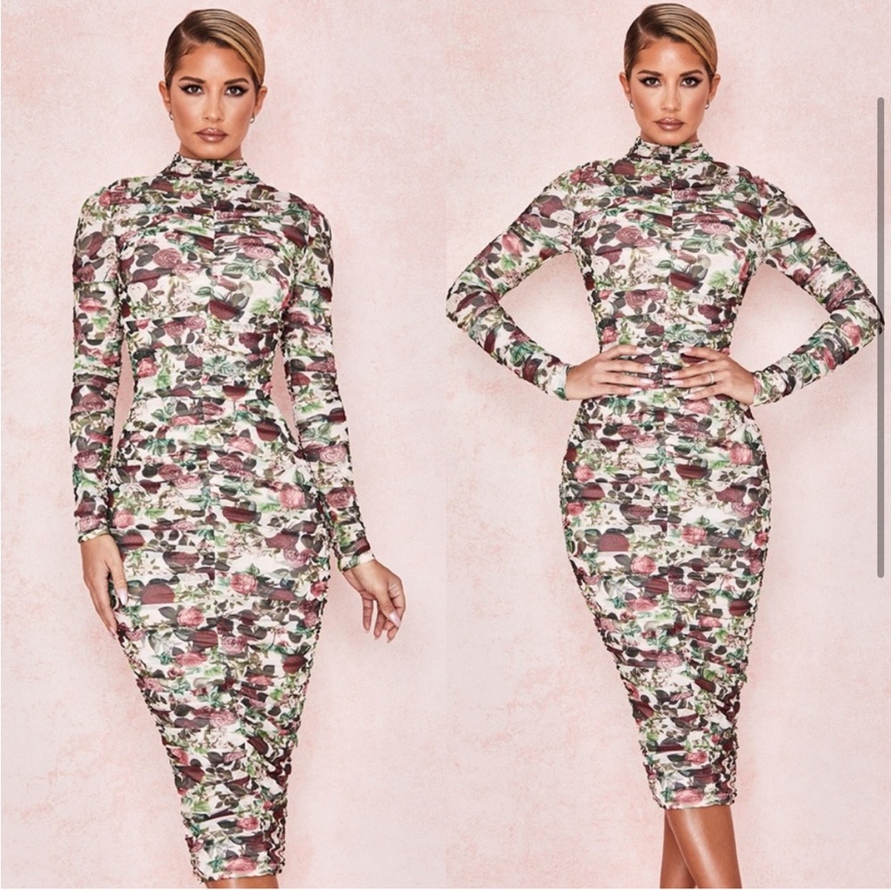 House of CB classic floral dress.